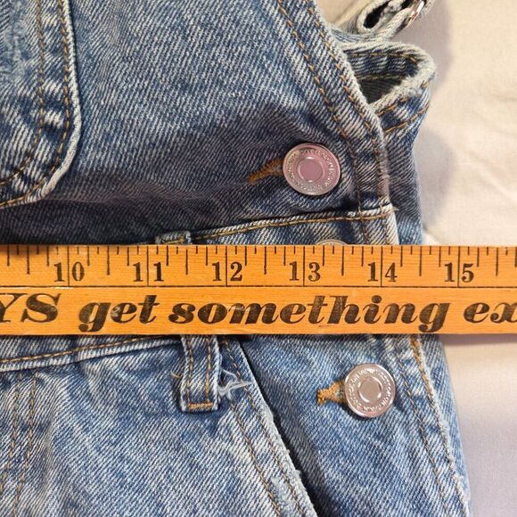 EUC LIKE NEW COTTON ON DENIM SHORTALL / SHORT OVERALL SIZE US 2 / XXS - Picture 14 of 16